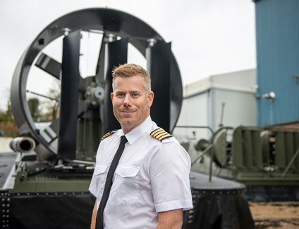 Griffon Marine Welcomes Rob Hinton, as Hovercraft Pilot-in-Training